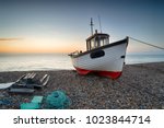 A Working Fishing Boat On The...