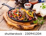 Beef Fajitas With Colorful Bell ...