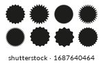 set of vector starburst ... | Shutterstock .eps vector #1687640464