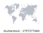 world map vector modern on white | Shutterstock .eps vector #1797277684