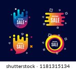 christmas sale. special offer... | Shutterstock .eps vector #1181315134