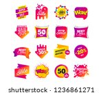 sale banner templates design.... | Shutterstock .eps vector #1236861271