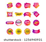 sale banner templates design.... | Shutterstock .eps vector #1256940931