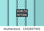 abstract seamless patterns.... | Shutterstock .eps vector #1542837401