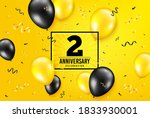 2 years anniversary.... | Shutterstock .eps vector #1833930001