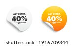 get extra 40 percent off sale.... | Shutterstock .eps vector #1916709344