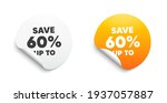 save up to 60 percent. discount ... | Shutterstock .eps vector #1937057887