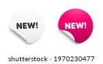 new symbol. round sticker with... | Shutterstock .eps vector #1970230477