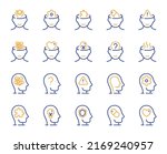 mental health line icons.... | Shutterstock .eps vector #2169240957