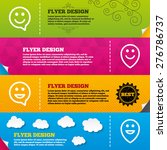 flyer brochure designs. happy... | Shutterstock .eps vector #276786737