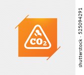 co2 carbon dioxide formula sign ... | Shutterstock .eps vector #525094291