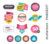 sale stickers  online shopping. ... | Shutterstock .eps vector #546828247