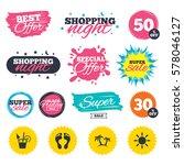 sale shopping banners. special... | Shutterstock .eps vector #578046127