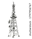 Communication Tower Isolated....