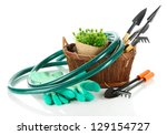 Garden Tools Isolated On White