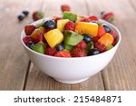 Delicious Fruits Salad In Plate ...