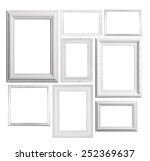Collage of frames isolated on...