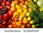 Colorful fruits and vegetables...