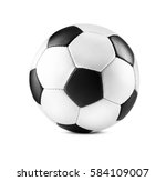 Soccer ball  isolated on white