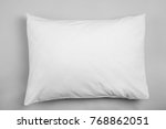 blank soft pillow on light... | Shutterstock . vector #768862051