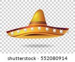 Mexican Sombrero Hat. Vector