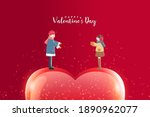 vector design of valentine's... | Shutterstock .eps vector #1890962077