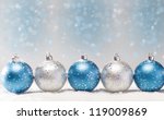 Christmas Bulbs Blue Background Free Stock Photo - Public Domain Pictures