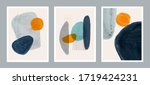 set of abstract minimalist hand ... | Shutterstock .eps vector #1719424231