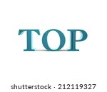 top 3d symbol | Shutterstock . vector #212119327