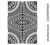 tribal tattoo design creative... | Shutterstock .eps vector #1365009464