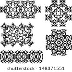 tribal tattoo design | Shutterstock .eps vector #148371551