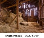 Hdr Image Of An Old Barn With...