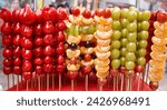 Small photo of This is candied haws, a traditional Chinese delicacy, also called fruit skewers