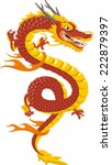 Chinese Red Dragon Of Power And ...