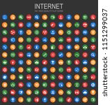 internet and communication... | Shutterstock .eps vector #1151299037