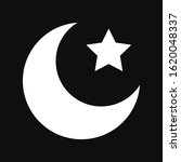 islamic symbol. moon and star.... | Shutterstock .eps vector #1620048337