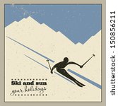 Skier vector clipart image - Free stock photo - Public Domain photo ...
