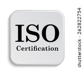 iso certification icon.... | Shutterstock . vector #262822754