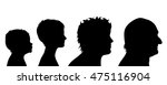 vector silhouette of man on... | Shutterstock .eps vector #475116904