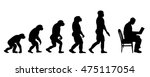 vector evolution business... | Shutterstock .eps vector #475117054