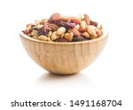 Mix Of Various Nuts And Raisins ...