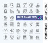 data analysis  statistics ... | Shutterstock .eps vector #1046340787