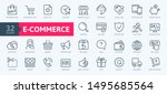 e commerce  online shopping and ... | Shutterstock .eps vector #1495685564