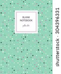 Notebook Cover Template. Polka...