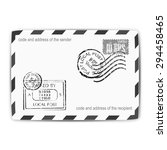 Photo of airmail envelope | Free christmas images