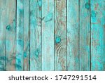 weathered blue wooden... | Shutterstock . vector #1747291514