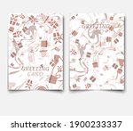 gift cards set. banners  web... | Shutterstock .eps vector #1900233337