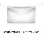 white textile banners with... | Shutterstock .eps vector #1747968434