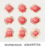 set of high quality luxury... | Shutterstock .eps vector #656459734