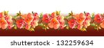 seamless pomegranate flowers... | Shutterstock . vector #132259634